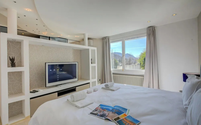 Lugano Lake View Villa w. Private Pool