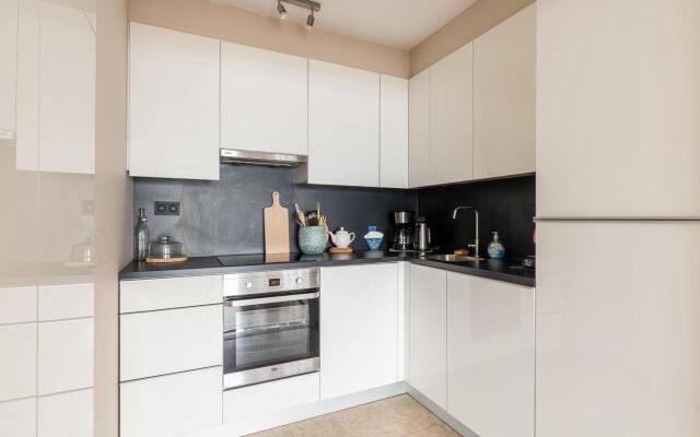 Seafront apartment in Blankenberge with balcony