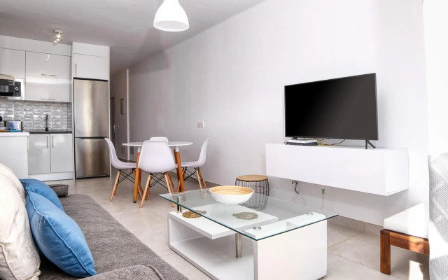 Sunset view modern private poolside apartment