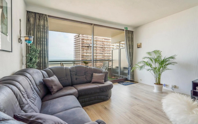 Luxueuze vakantiestudio met zeezicht en terras in Oostende