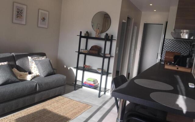 Bord de mer, studio avec terrasse