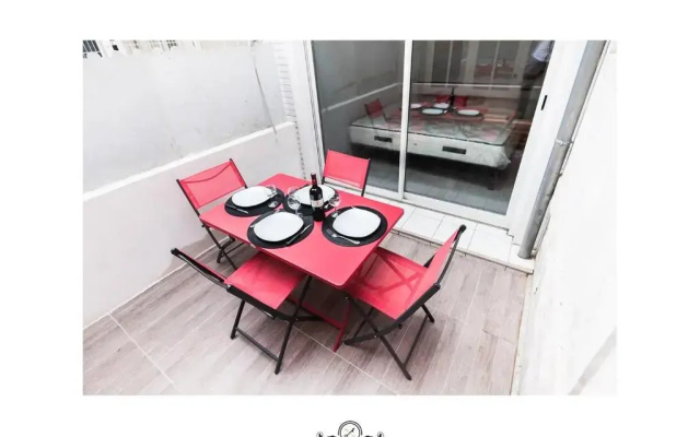 La Suite T2 40m2 avec terrasse 1ch-4pers Appart Hotel Poitiers