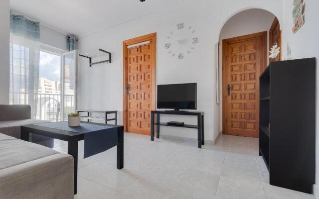 Apartment with pool, sea views & balcony less than 10min walk to La Mata Beach!