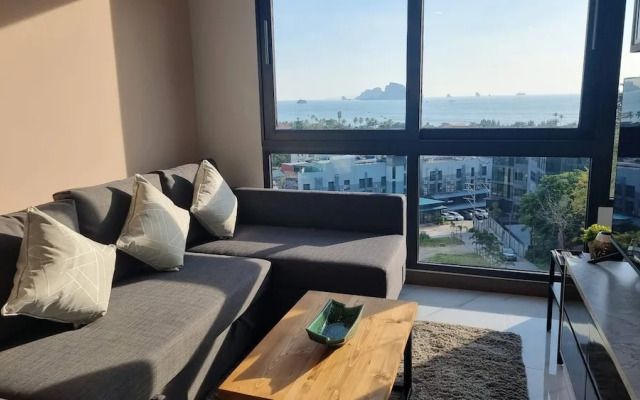 Bo403-great Seaview 1br With 2 Beds-big Balcony