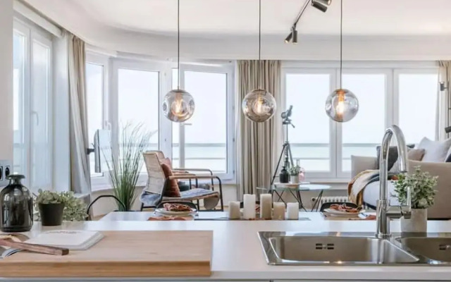 Frontal Seaview Apartment in Ostend