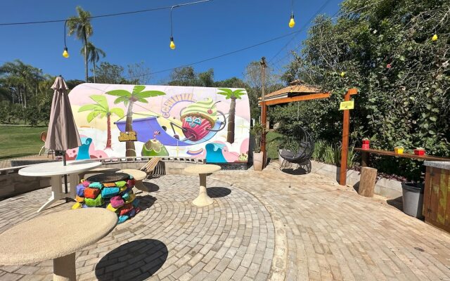 Cabana temática hipster