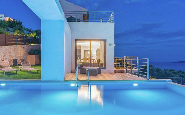 Sivota Bay View Villa with Hot Tub, Private Pool, Garden