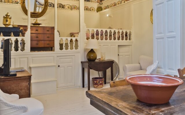 White Traditional House
