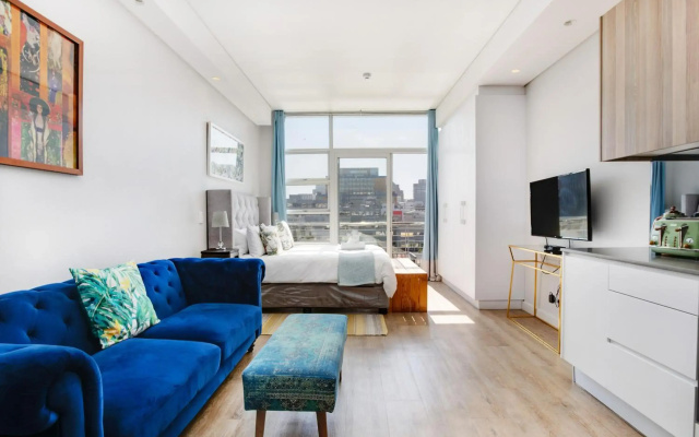 Eclectic Blue City View Apartment
