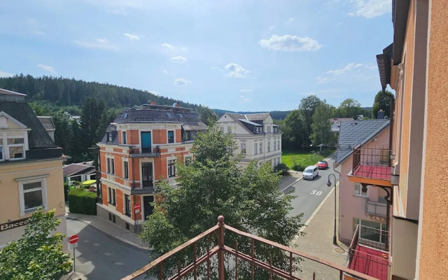 Pension Weiße Rose I Frühstück Parkplatz