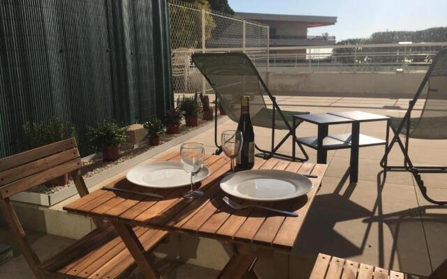 Bord de mer, studio avec terrasse