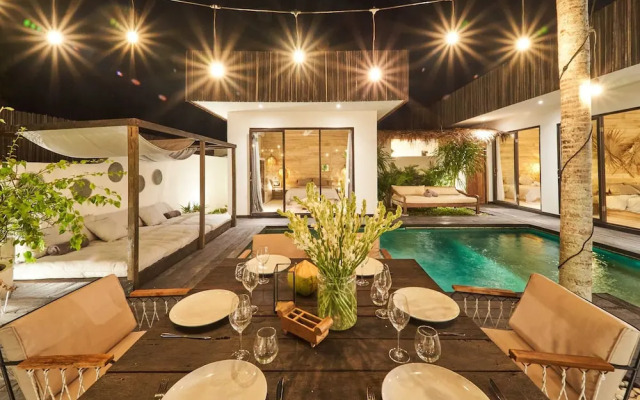 Fabulous 3BR Boho-chic Style, Umalas With Staff