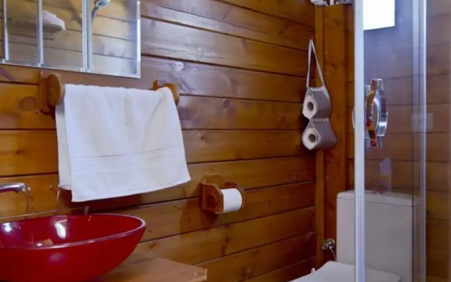 Tiny House With Shared Pool and Balcony in Bodrum