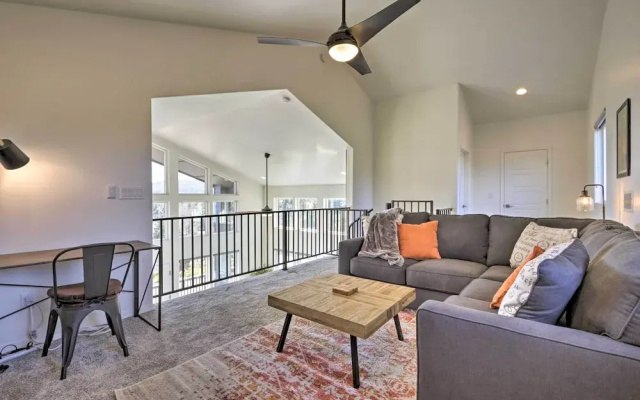 Modern Pine Retreat w/ Deck & Stunning Views!