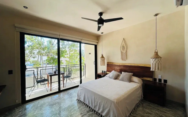 Pool with Private Balcony  Studio S13