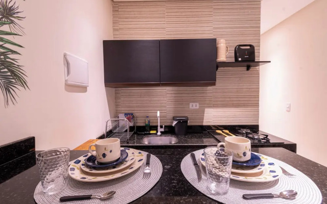 Estudio Mar'Bella 100M Praia, Com Cozinha E Estacionamento