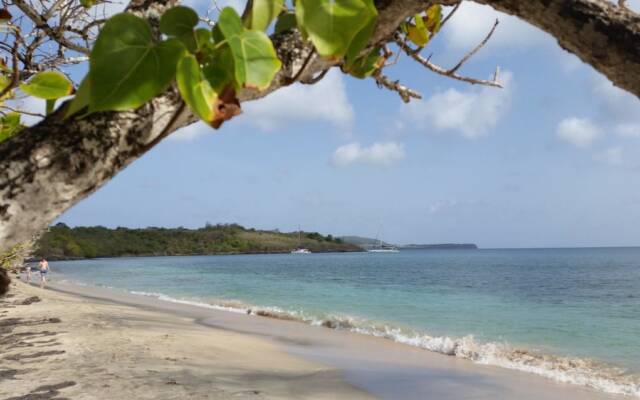 Studio in Sainte-anne, With Wonderful sea View, Furnished Terrace and