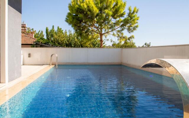 Sleek Villa With Private Pool and Garden in Cesme