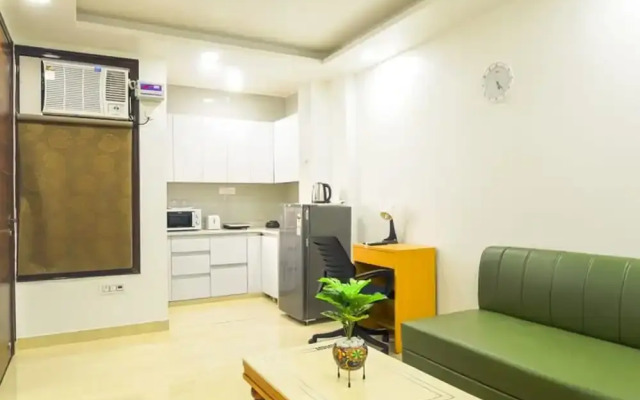 Relaxing 1 Bhk Service Apartment With Balcony Gym