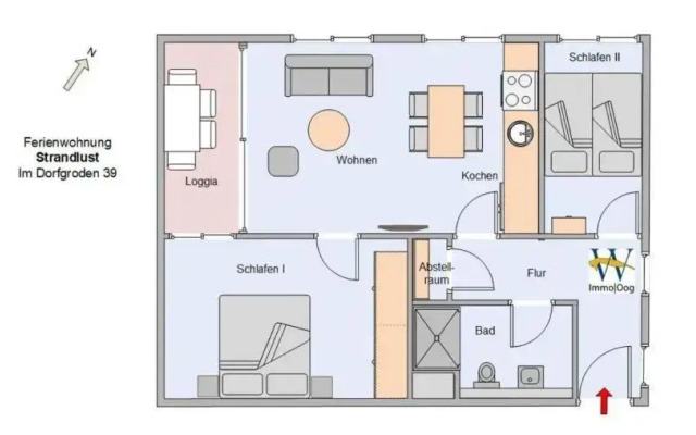 Strandlust - Anspruchsvolle Ferienwohnung
