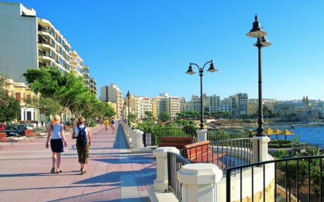 Traditional Maltese Townhouse Roof Terrace and Views