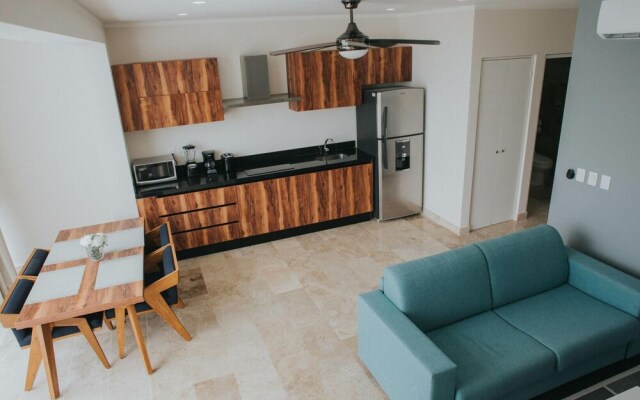 Spacious 2 BR Aldea Zama Private Pool Movie Cinema Gym