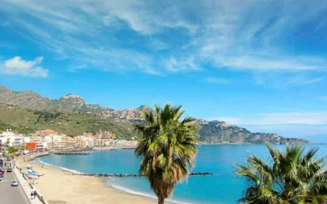 Apartment with One Bedroom in Giardini Naxos , with Wonderful Sea View And Furnished Terrace - 50 M From the Beach