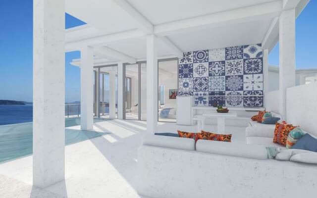 Stunning luxe 220sm villa by the sea entirely private with own pool