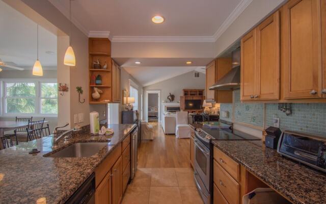Beautiful Marsh Views From the Large Porch of This 3-bed, 3-bath Home