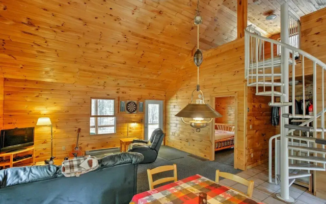 Private South Boardman Cabin on 10 Forest Acres!