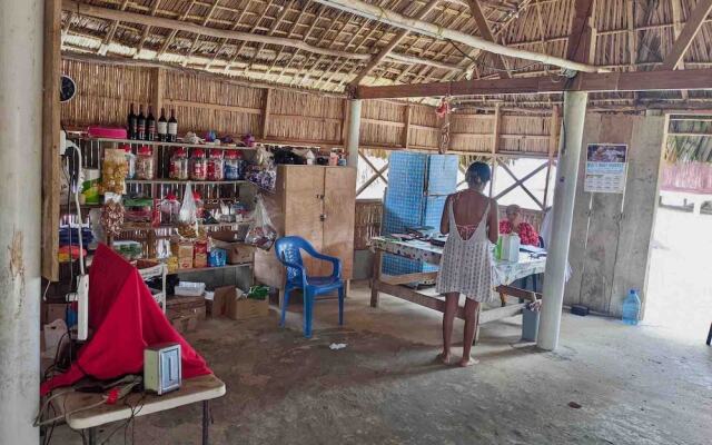 Cabins on paradise San Blas island