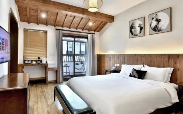 Hexin New Chinese-Style Hotel (Cultural Square Branch) – Guest Rooms – Shangrao