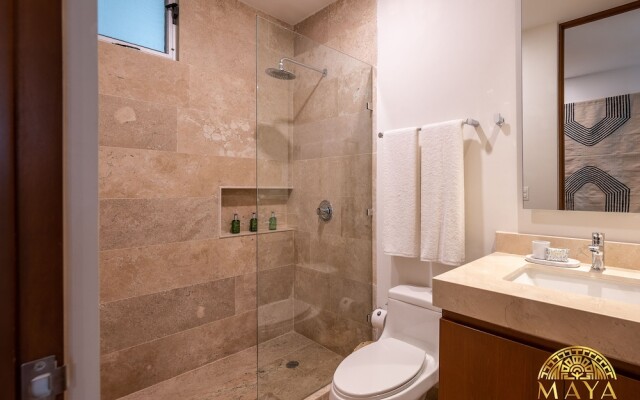 NHOA 108B Lux 1BR Condo Plunge Pool in Aldea Zama
