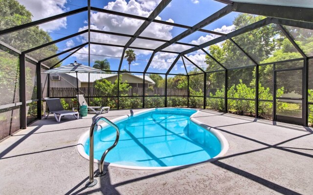 Bright Sebastian Home w/ Pool ~ 7 Mi to Beach!