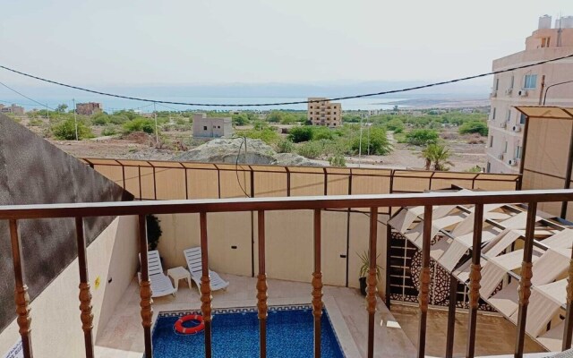 Lacasa chalet panoramic view to dead sea