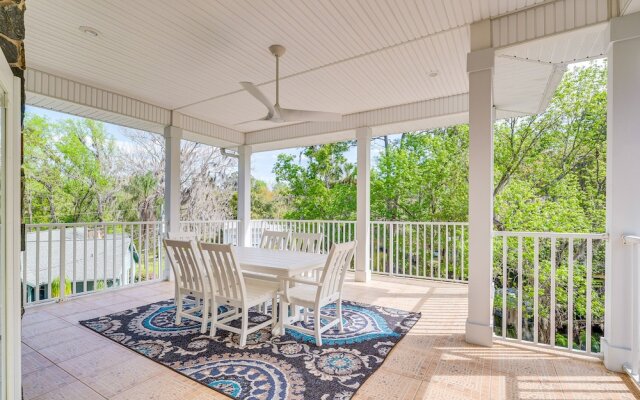 Tropical Canalfront Escape With Decks & Dock!