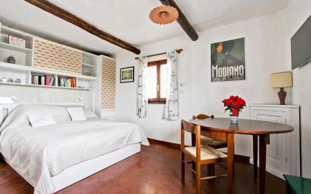 In the Clouds over Trastevere, penthouse studio