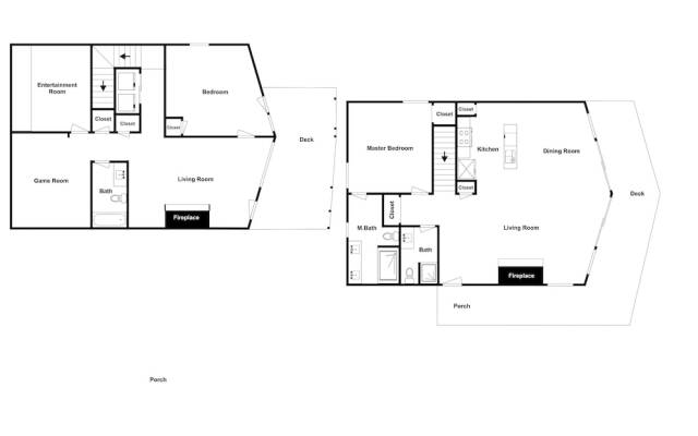 Mountain Echoes : Hot Tub & Home Theater! 2 Bedroom Cabin