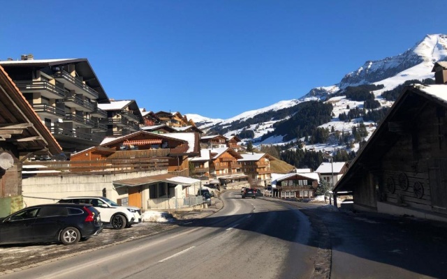 Schönes 2-Zimmer Studio mit grossem Balkon und Bergpanorama - 400m von Talstation Sillerenbahn – Outside – Adelboden