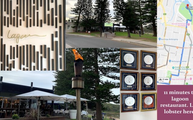 Wollongong train station holiday house