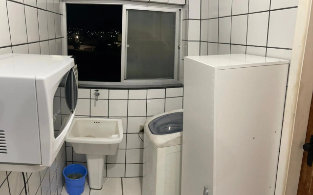 Apartamento Guarapari pé na areia com Wi-Fi e Garagem