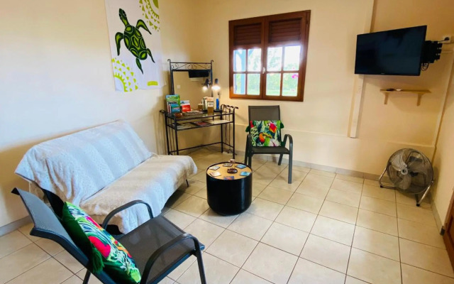 Villa Créole vue sur mer des Caraïbes