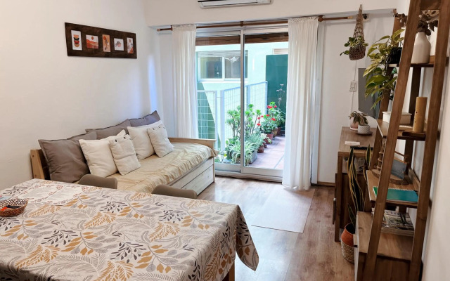 Departamento temporal calle 51 y 15 con cochera a 100 metros