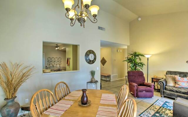 7 Mi to Mill Ave: Bbq-ready Mesa Townhouse