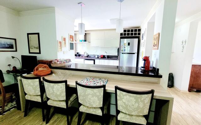 Apartamento encantador com lareira interna no Centro de Canela