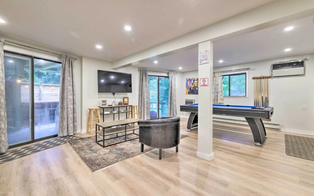 Tobyhanna Home: Private Deck, Hot Tub & Game Room!