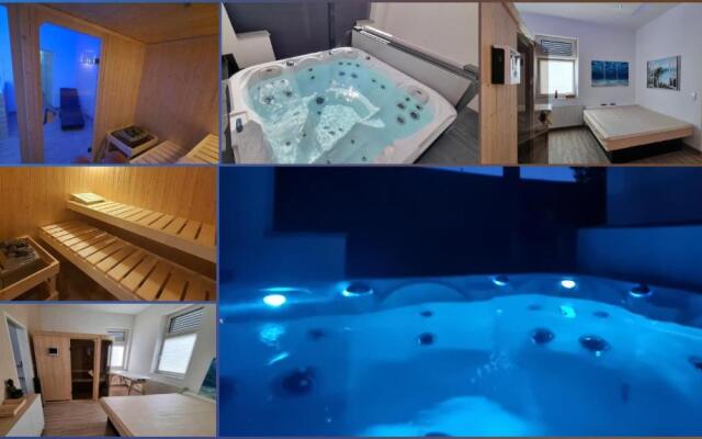 Apartment mit Whirlpool, Wasserbett & Sauna