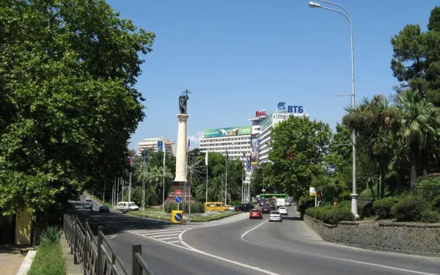 Sun City Apartments on the street. Ostrovsky 35/11