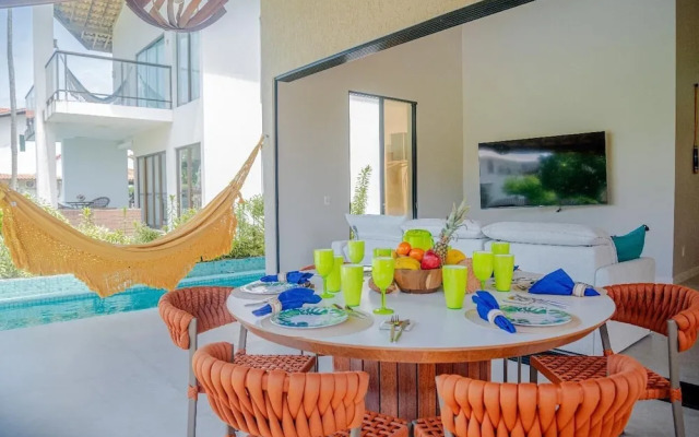 Casa 81 Luxo Pé na Areia Muro Alto byLP