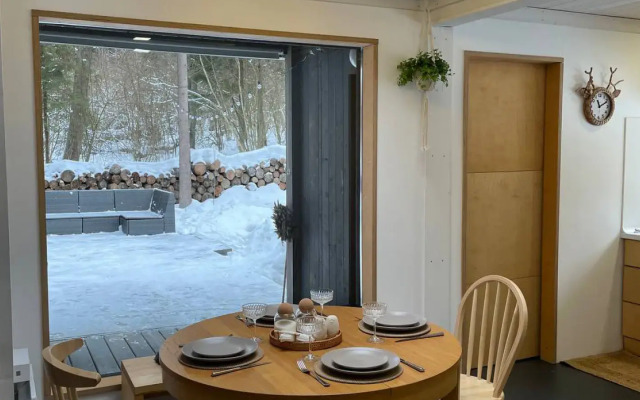 Fabulous chalet in a coniferous forest